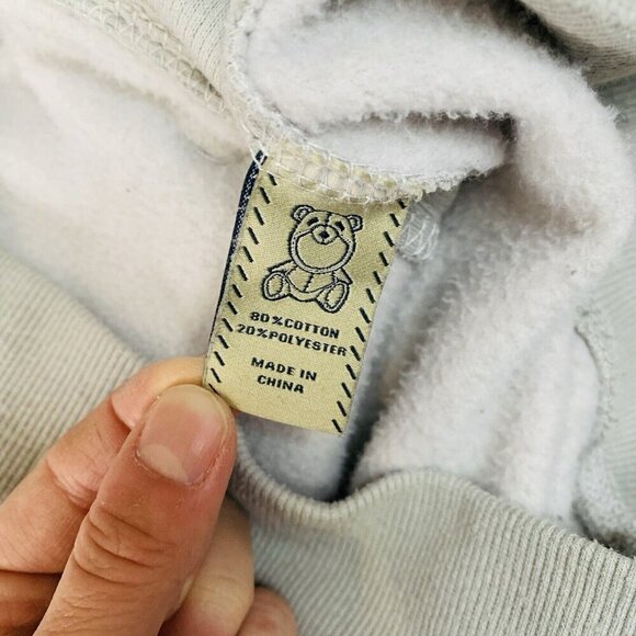 Entree Ls Lifestyle Sweater Mens Large Simpsons Beige Pockets - Picture 15 of 16